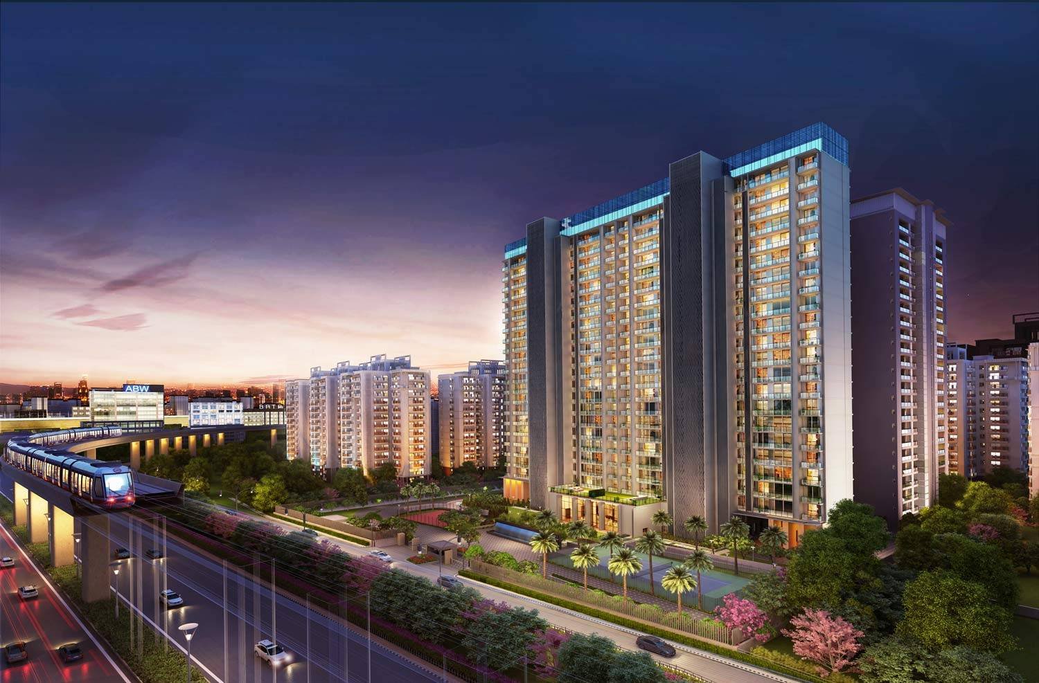 Suncity Platinum Towers, Sector 28, MG