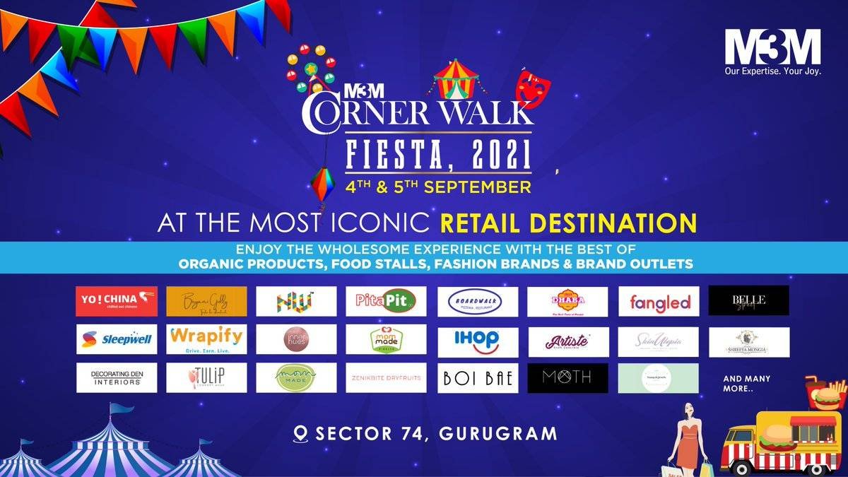 M3m Group Organises Unique Two-day Fest M3M Corner Walk Fiesta In Sector-74, Gurugram