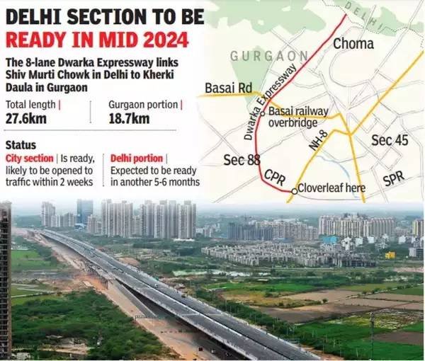 Delhi Section to be ready in mid 2024